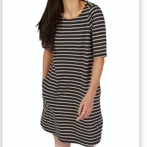 Faherty Striped Shaylyn Button Mini‎ Dress - Small
